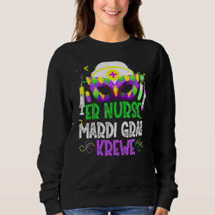 Funny Er Nurse Krewe Verpleegkundigen Mardi Gras C Trui