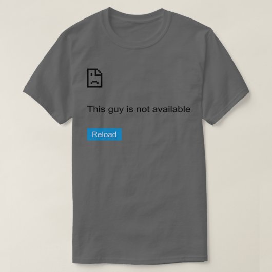 Funny Error T-shirt (Design voorkant)