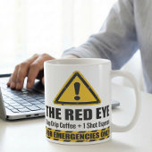 Funny Espresso Red Eye  Emergency Alert  Koffiemok