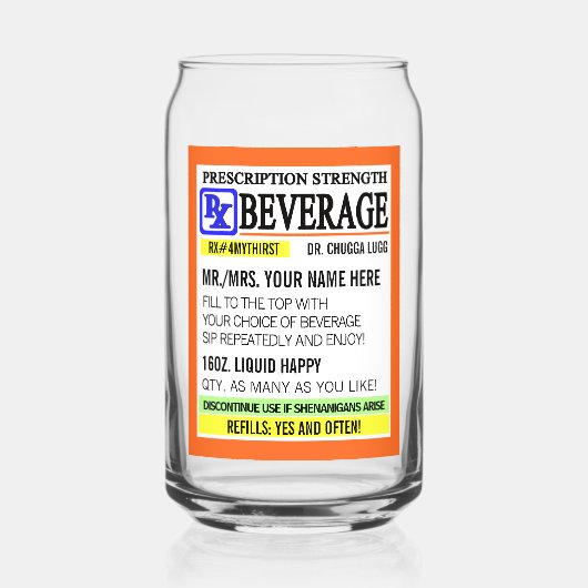 Funny Étiquette de prescription (Recto)