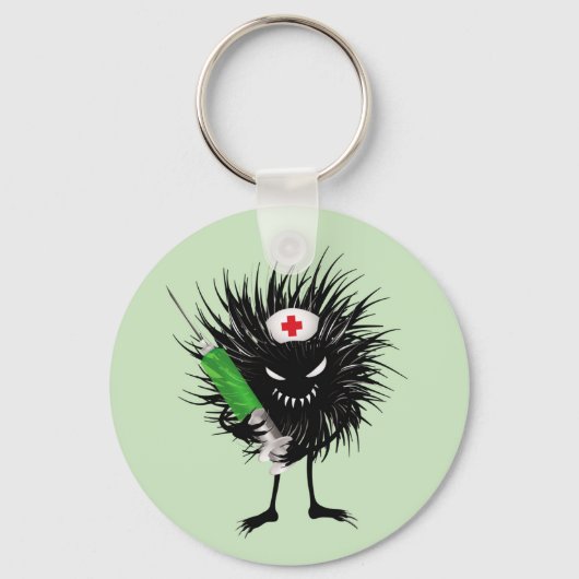 Funny Evil Bug Zurse spuit Gothic Sleutelhanger (Voorkant)