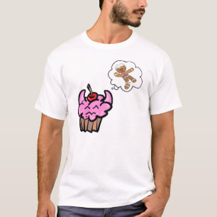 Funny Evil Cookie Killer Cupcake T-shirt