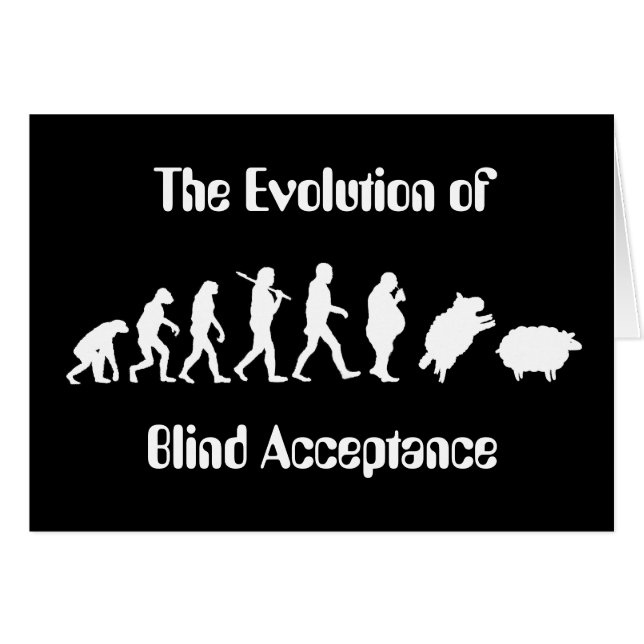 Funny Evolution of Man Parody (Voorkant Horizontaal)