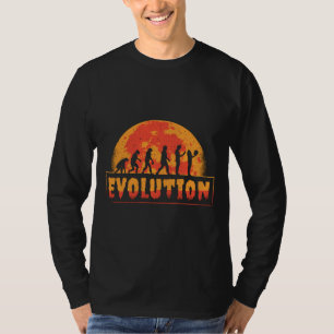 Funny Evolution van Monkey naar Zombie T-shirt