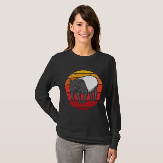 Funny Ex Mormon LDS Apostate Retro Tapir T-shirt (Voorkant volledig)