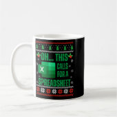 Funny Excel Spreadsheets Christmas Sweater Lover A Koffiemok (Links)