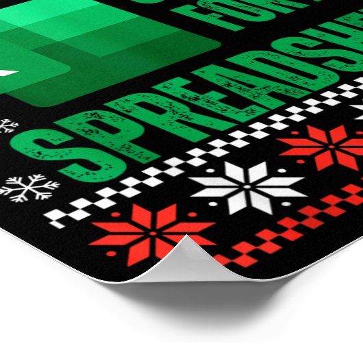 Funny Excel Spreadsheets Christmas Sweater Lover A Poster (Hoek)
