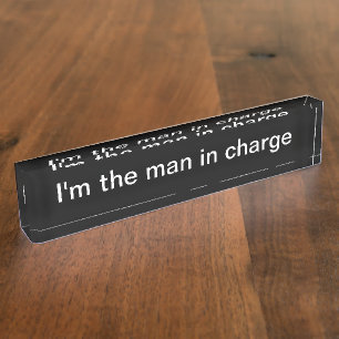 Funny Executive Desk Name Bord Naambordje