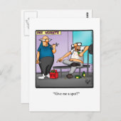 Funny Exercise Humor Briefkaart (Voorkant / Achterkant)