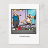 Funny Exercise Humor Briefkaart (Voorkant)