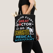 Funny Exhausted Medical Assistant CMA Draagtas (Dichtbij)
