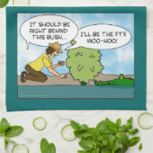 Funny Extreme Cache Geocaching Cadeaubon Custom Theedoek (Gevouwen)