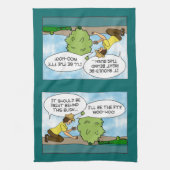 Funny Extreme Cache Geocaching Cadeaubon Custom Theedoek (Verticaal)