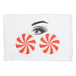 Funny Eye Candy Pillowcase for Women - Bedroom Fun Kussensloop