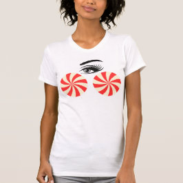 Funny Eye Candy Shirt for Women - Bold Graphic Tee