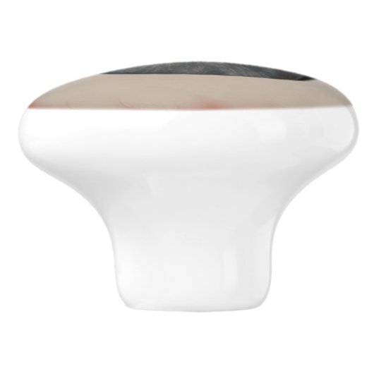 Funny Eyeball Ceramic Knob. Keramische Knop (Zijkant)
