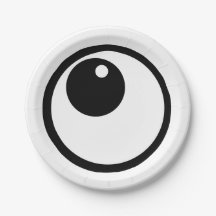 Funny Eyeball Halloween Party Bord