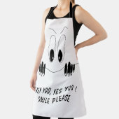 Funny Eyes Schort Smile - Aangepaste tekst en kleu (Insitu)