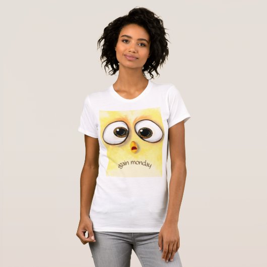 Funny Eyes T-shirt - Aangepaste tekst (Voorkant volledig)