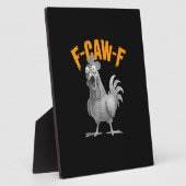 Funny F Caw F Chicken Classic Retro Style Fotoplaat (Zijkant)