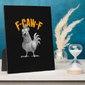 Funny F Caw F Chicken Classic Retro Style Fotoplaat (Zijkant)