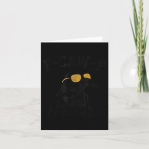 Funny F-caw-f Crow Kaart