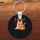 Funny F-Caw-F Graphic Sarcastic Trendy Unique Sleutelhanger (Voorkant)