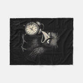 Funny F-caw-f Its Monday Black Bird Women Men Fleece Deken (Voorkant (Horizontaal))