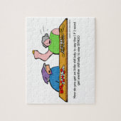 Funny F Word Bingo Cartoon Puzzle Legpuzzel (Verticaal)