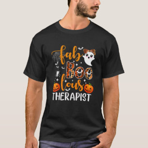 Funny Faboolous Therapist Halloween Costume Therap T-shirt