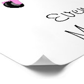 Funny Fabulous Flamingo Quote Poster (Hoek)