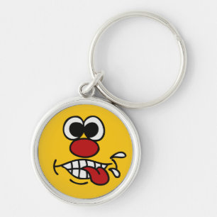 Funny Face aangepaste sleutelketens Sleutelhanger