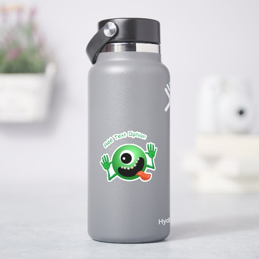 Funny Face Alien Sticker (HydroFlask)