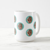 Funny Face Baby Pet Moederdag Kind Afbeelding Gift Koffiemok (Voorkant rechts)