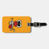 Funny Face Custom bagagelabel (Voorkant horizontaal)