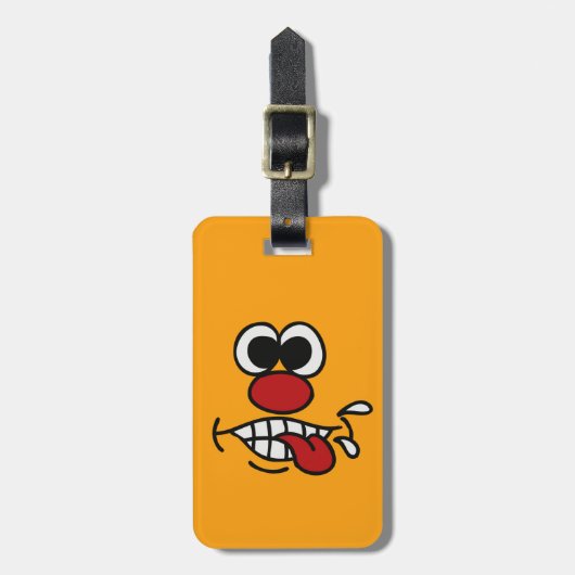 Funny Face Custom bagagelabel (Voorkant verticaal)