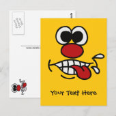 Funny Face Custom briefkaarten (Voorkant / Achterkant)