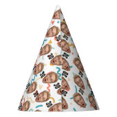 Funny Face Custom Photo Party Hat Feesthoedjes (Achterkant)