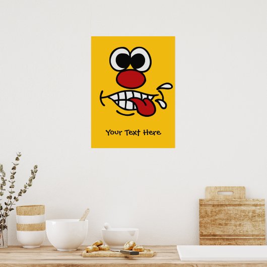 Funny Face Custom poster (Keuken)
