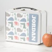 Funny Face Cute Doodle Animal Patroon (In situ)