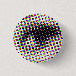 Funny Face Eye Ronde Button 3,2 Cm