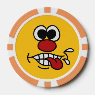 Funny Face jetons de poker personnalisés