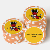 Funny Face jetons de poker personnalisés (Empiler)