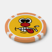Funny Face jetons de poker personnalisés (Simple)