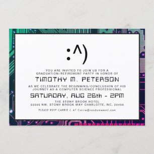 Funny Face Minimal Computer Science Afstudeerder U Kaart