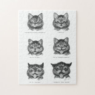 Funny Face of Cat, Louis Wain Legpuzzel
