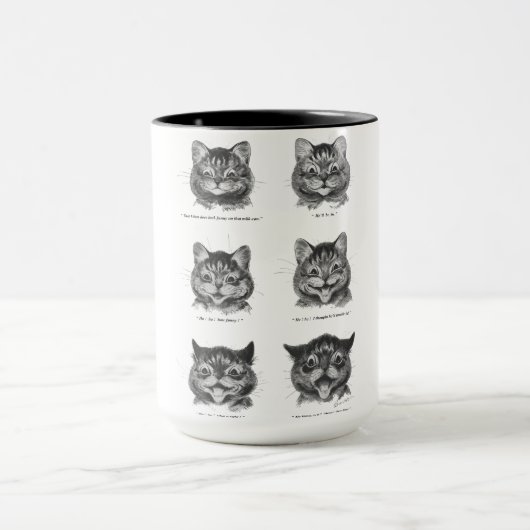 Funny Face of Cat, Louis Wain Mok (Midden)