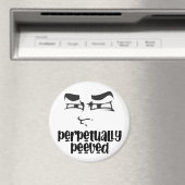 Funny Face Peeved Magnet Magneet (Insitu (Vaatwasser))