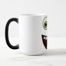 Funny Face with Green Googly Eyes Verraste Open M