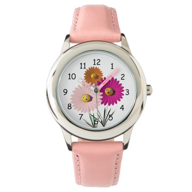 Funny Faced Flowers montre (devant)